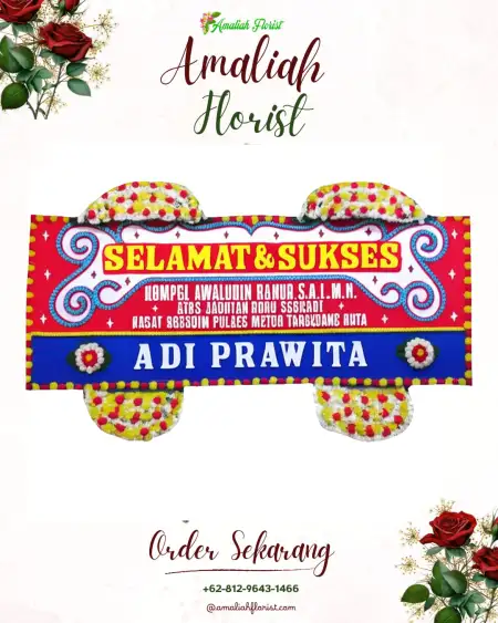 Papan Bunga Ucapan Selamat Negara Aji Baru